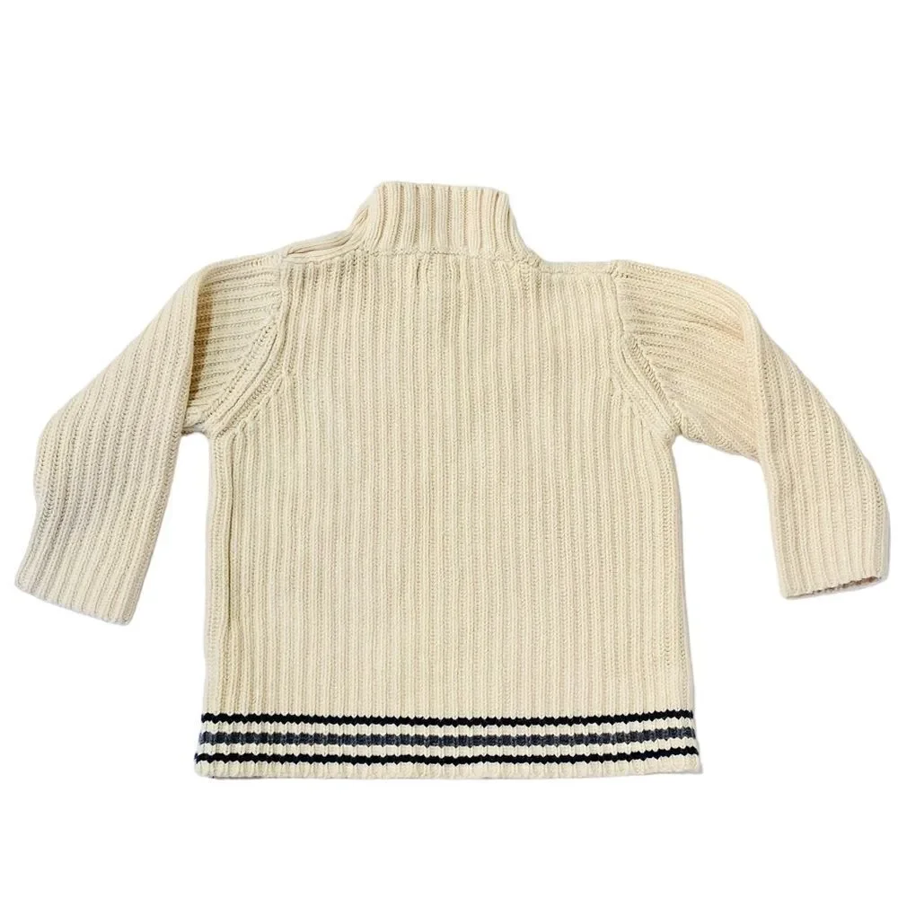 The Children’s Place Cotton Striped Fisherman Sweater Sz 4T